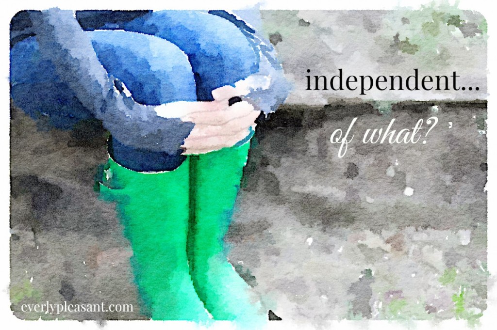 independent of what?